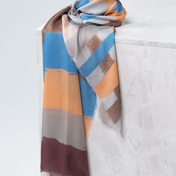 Oska Schal 219 Fine Scarf Soil