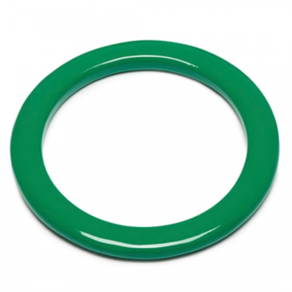 Branch Green Lacquered Buffalo Horn bangle