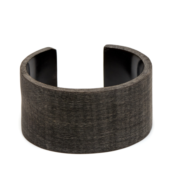 Branch Natural Grey Buffalo Horn Cuff