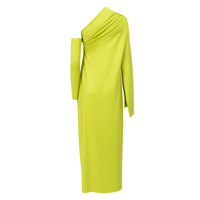 Xenia Terri Dress in Lime Green - Image 2