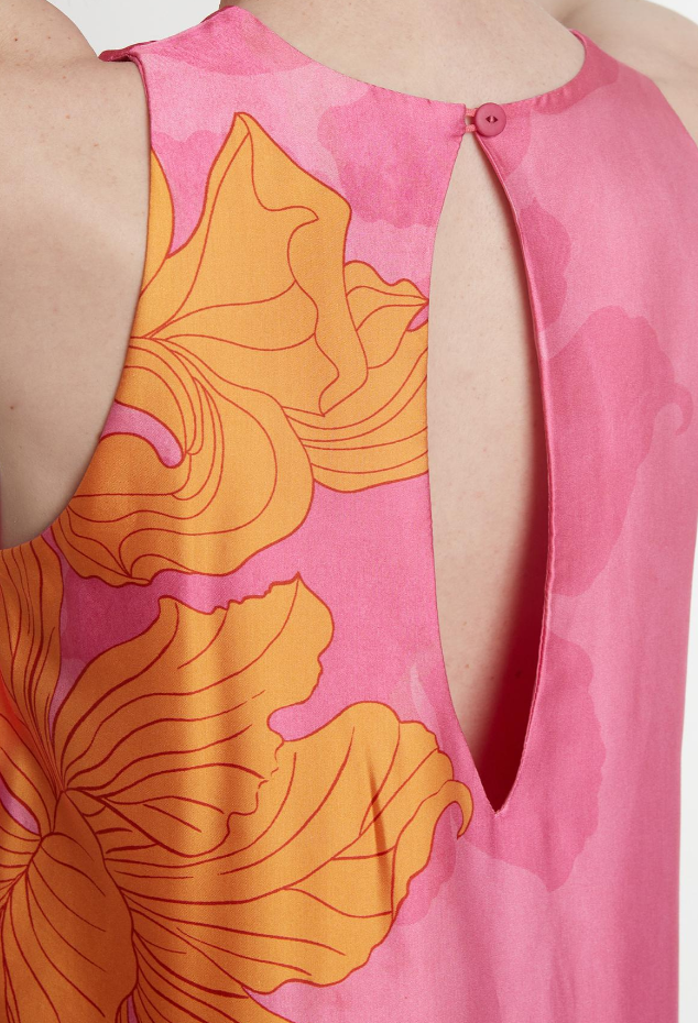 Ana Alcazar Maxi Sleeveless Dress in Original Pink - Image 4