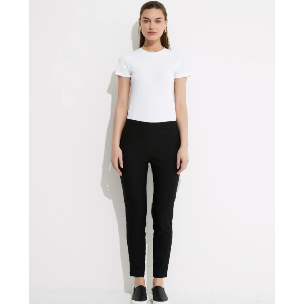 Tirelli Crop Straight Pant in Black