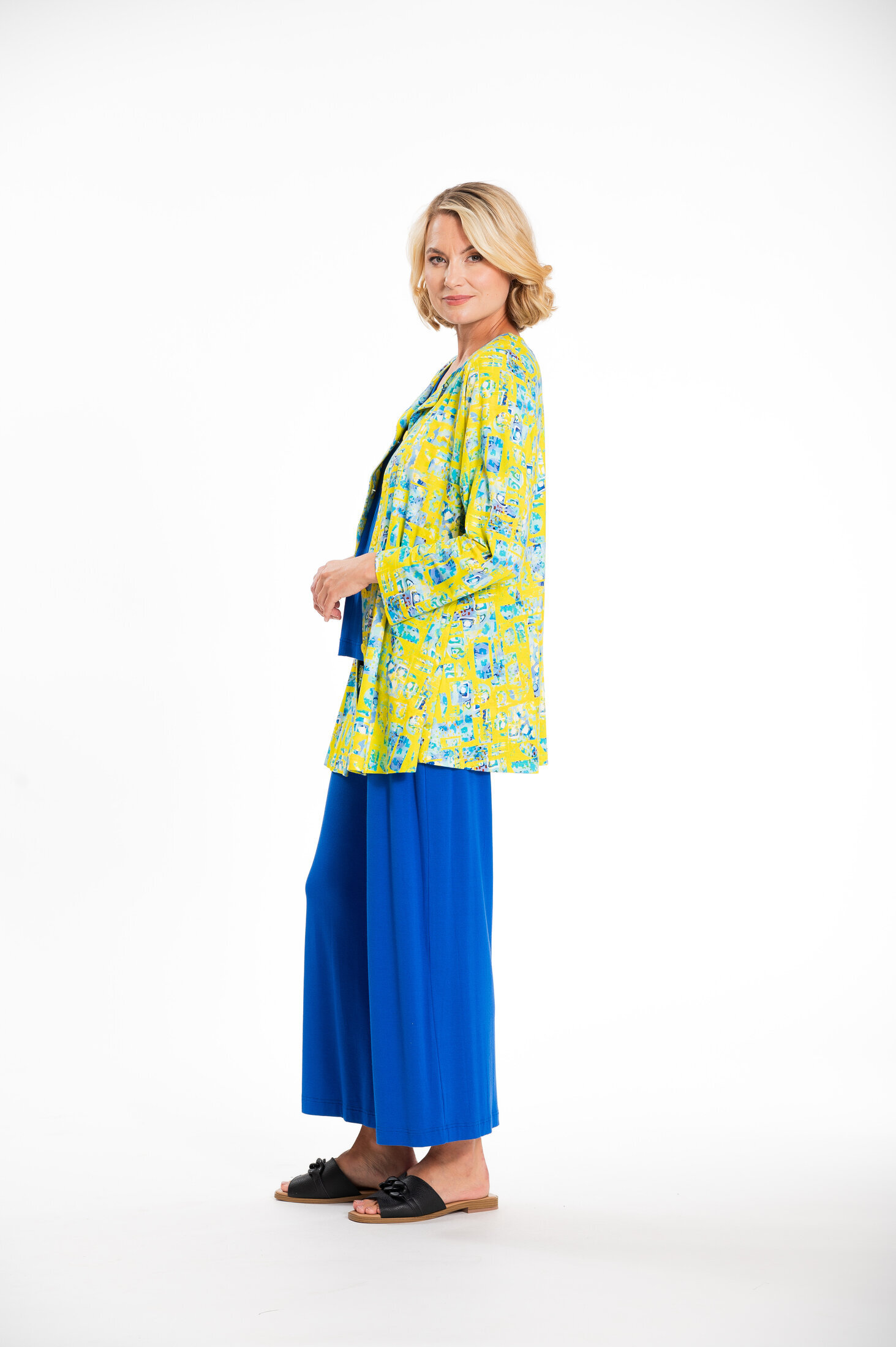 Aino Bali Light Tricot Trouser Blue - Image 2