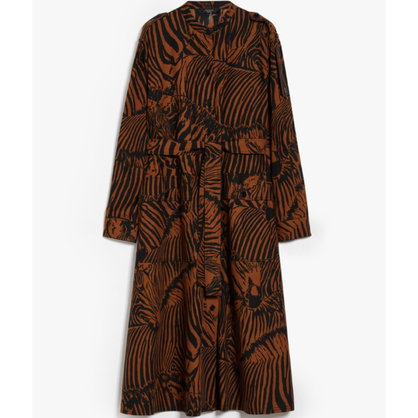 MaxMara Weekend Unione Dress in Zebra Print