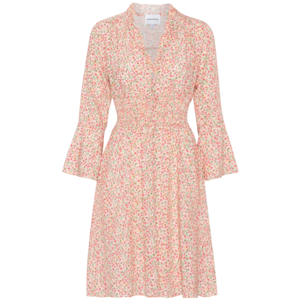 American Dreams Sally Short Dress Light Pink Flower