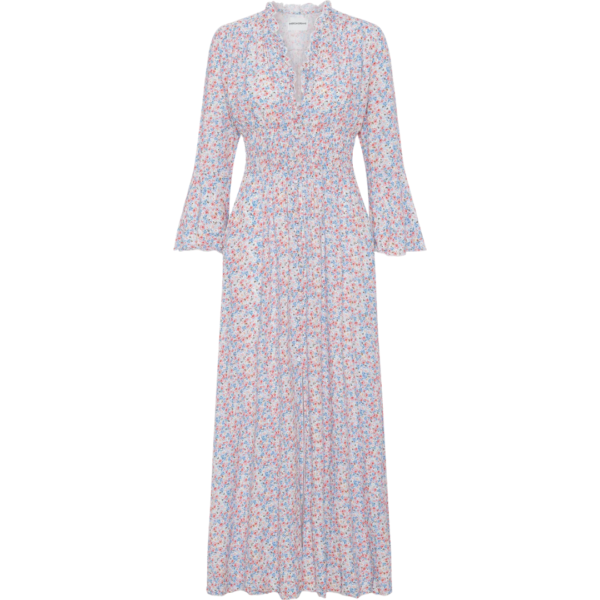 American Dreams Sally Long Dress Blue Multi