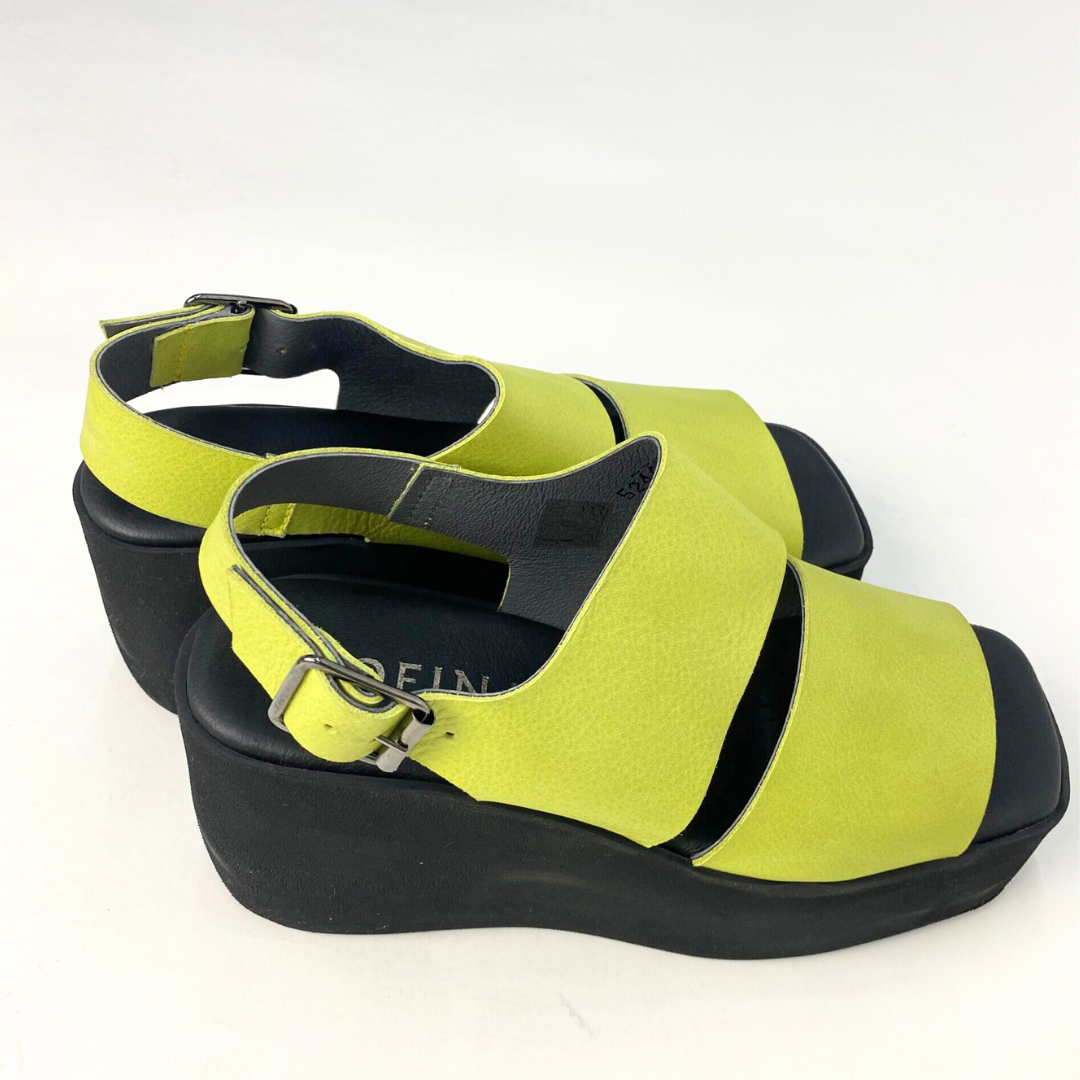 Lofina Gasoline Melinda Sandals in Lime - Image 2