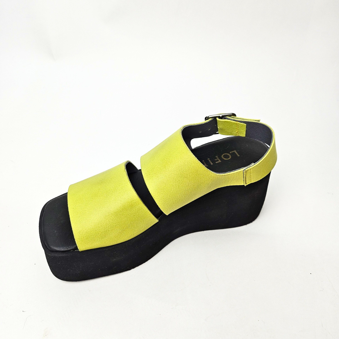 Lofina Gasoline Melinda Sandals in Lime - Image 3