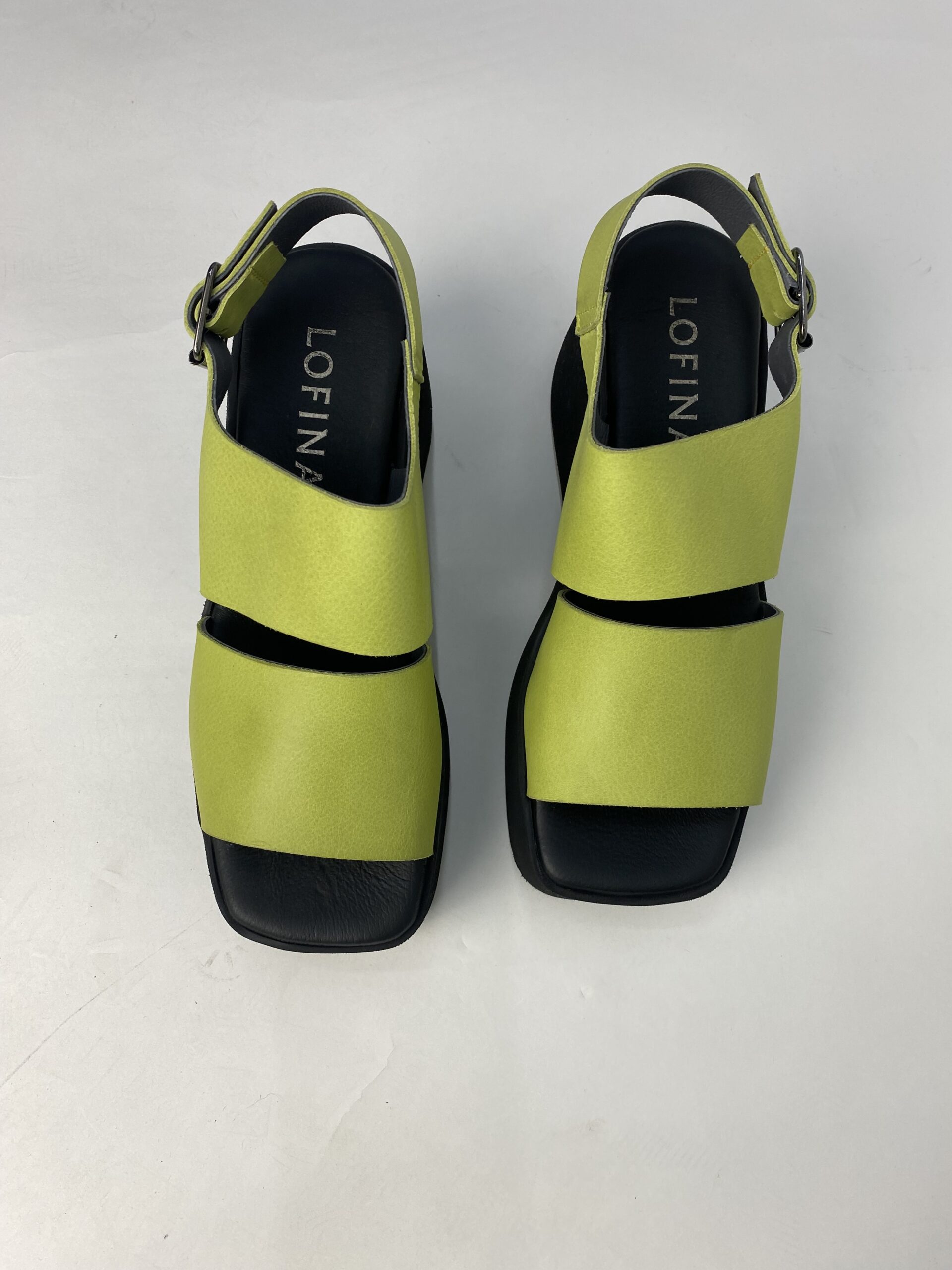Lofina Gasoline Melinda Sandals in Lime - Image 5
