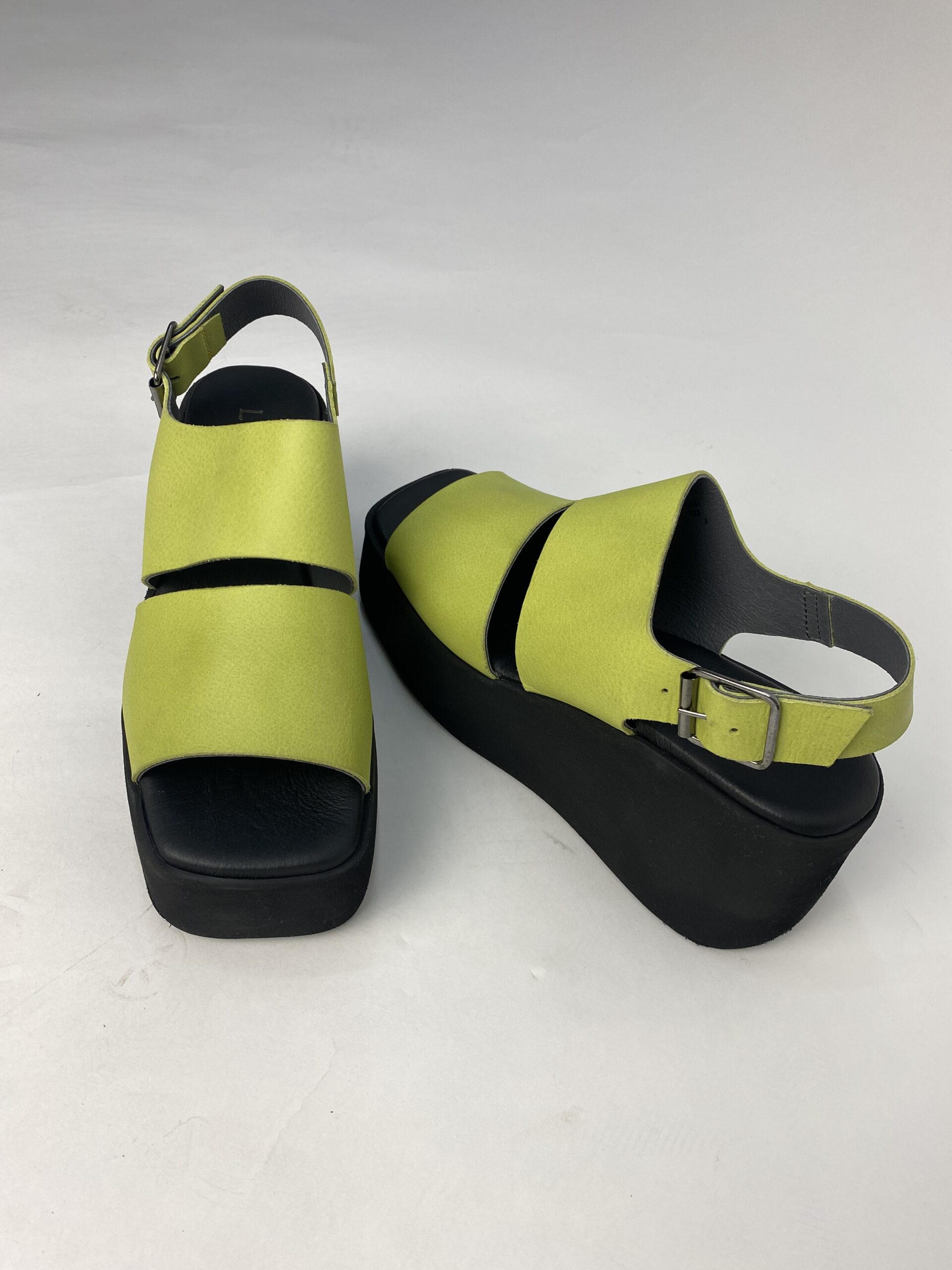 Lofina Gasoline Melinda Sandals in Lime - Image 4