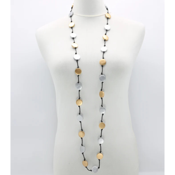 Jianhui Coin Necklace in Silver and Gold