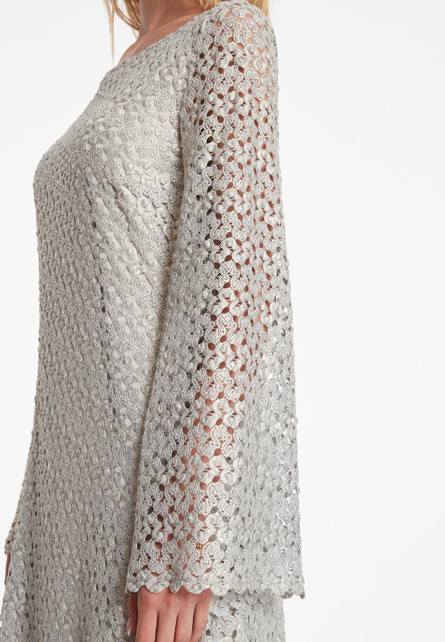Ana Alcazar Tunic Dress Assymetric In Original Grey - Image 5