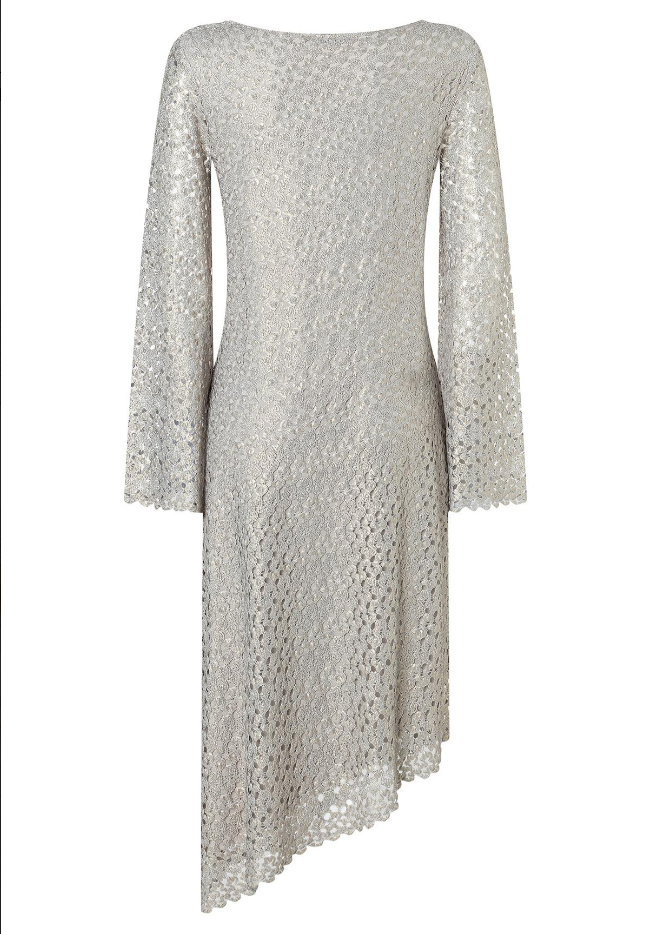 Ana Alcazar Tunic Dress Assymetric In Original Grey - Image 4