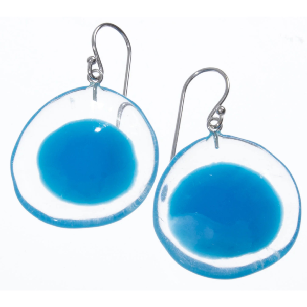 Prue By Zsiska Flora Earrings In Blue