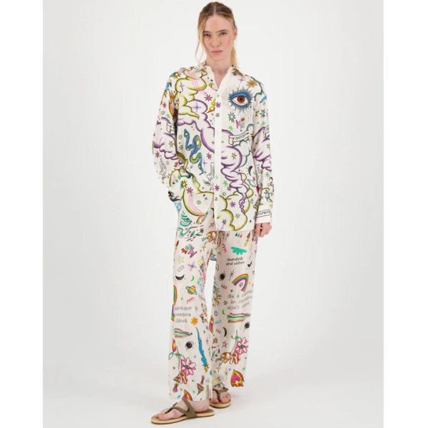 Me369 Bailey Straight Leg Track Trouser In Enlightenment