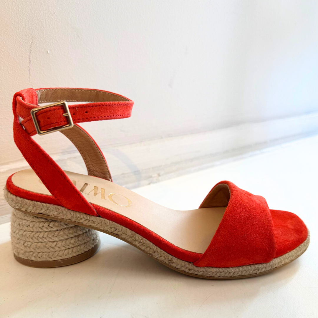 Gaimo Evony Pesca Baby Silk Sandals in Sofia/Yute Natural