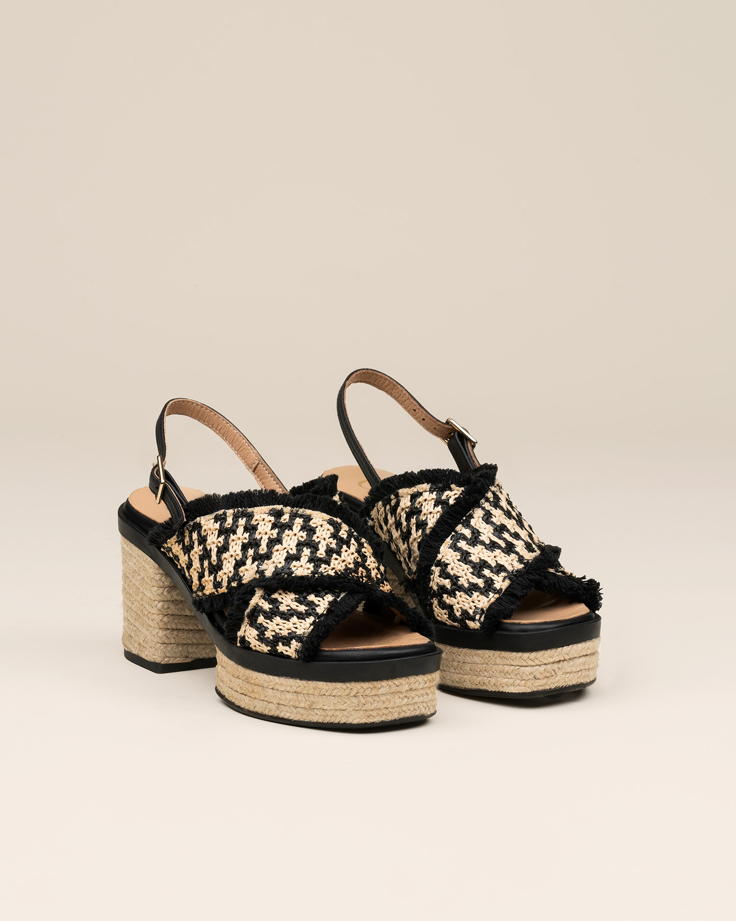 Gaimo Cocoa RAF Bombay Sandals in Harmony/ Negro - Image 2