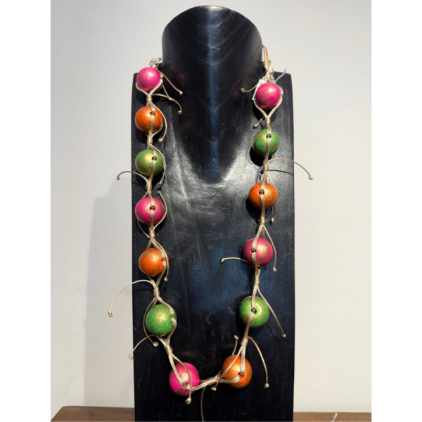 BM Necklace of Multi Coloured Beads