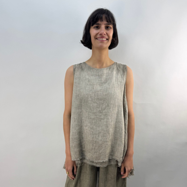 Baci High Low Tank With Split Back Rope