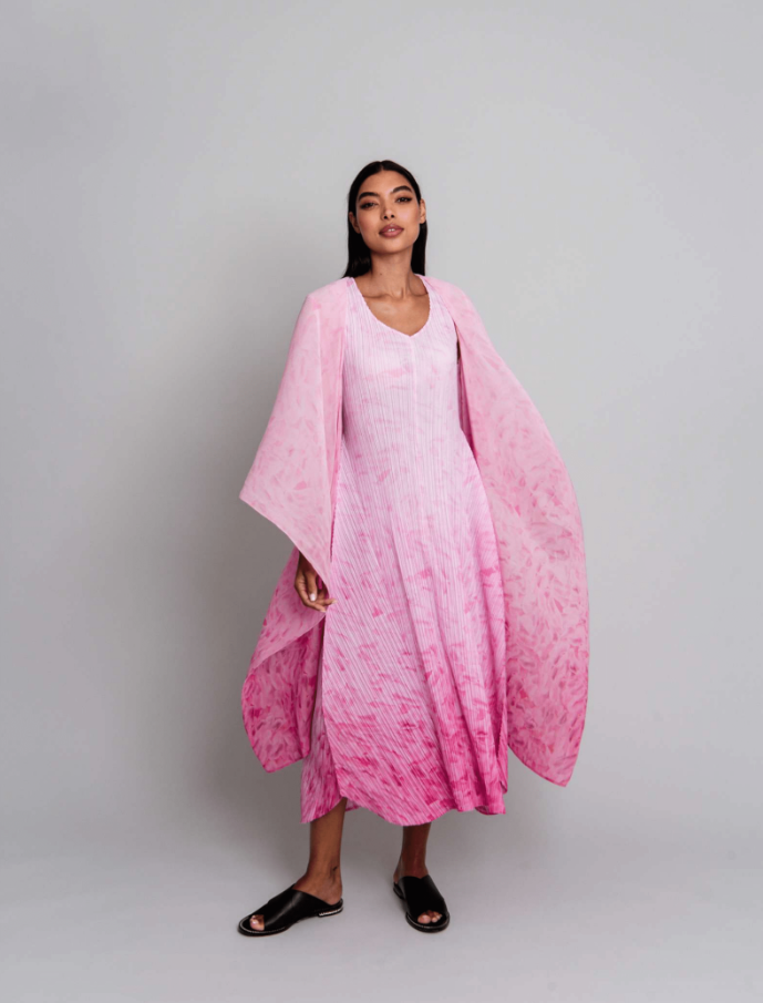 Alquema Estrella Long Dress in Pink Stirring - Image 2