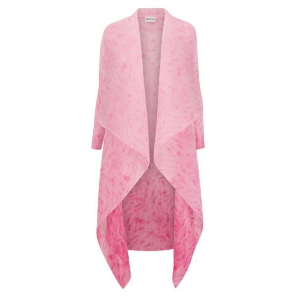 Alquema Collare Coat in Pink Stirring
