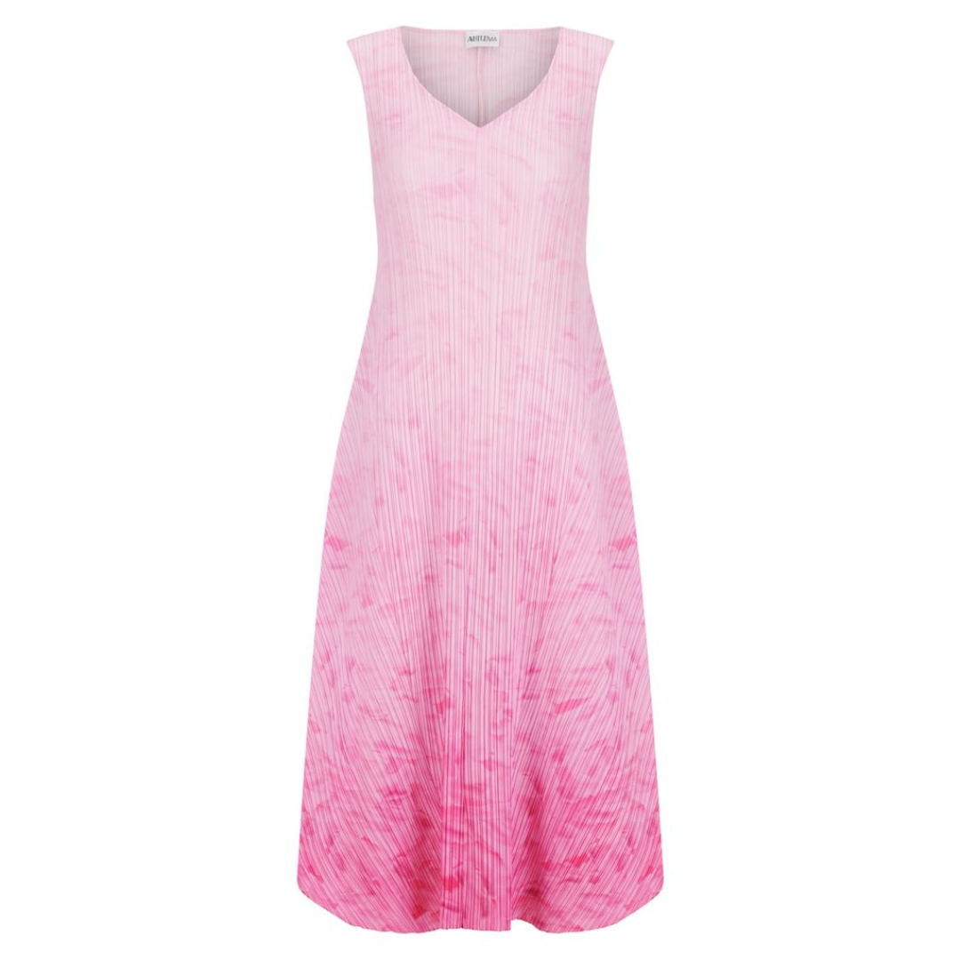 Alquema Estrella Long Dress in Pink Stirring