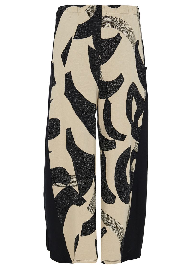 Kozan Knitted Trouser with Napa Valley Patterned Inset - Image 2