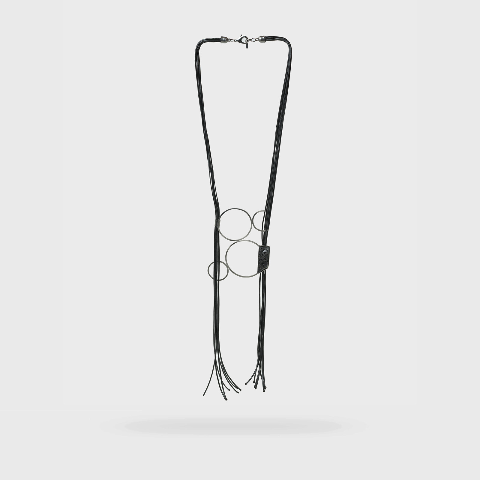 Katerina Vassou Cosmic Necklace In Black/Silver - Image 2