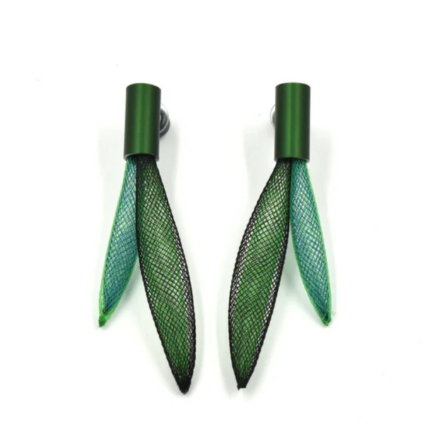 Christina Brampti Earrings S1528 Green Net