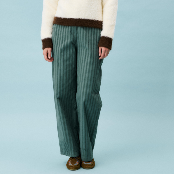 FRNCH  Sylvaine Trousers in Aqua Green