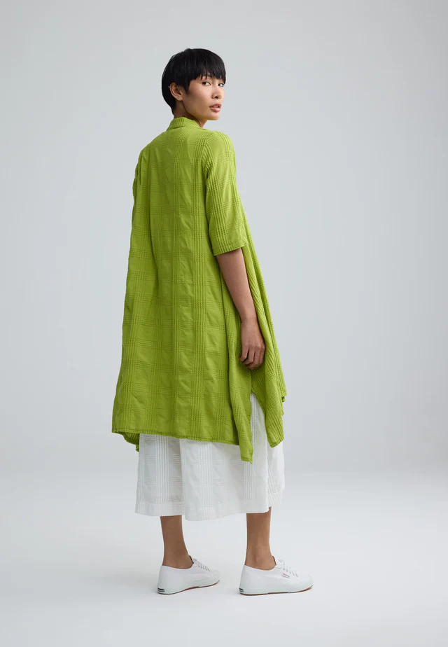 Luukaa Vela Woven Dress In Lime - Image 5