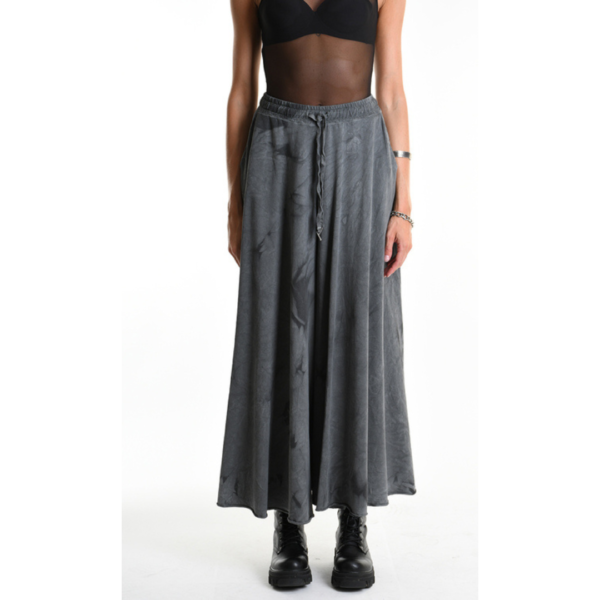 La Haine Wide Leg Sweat Pant in Grey
