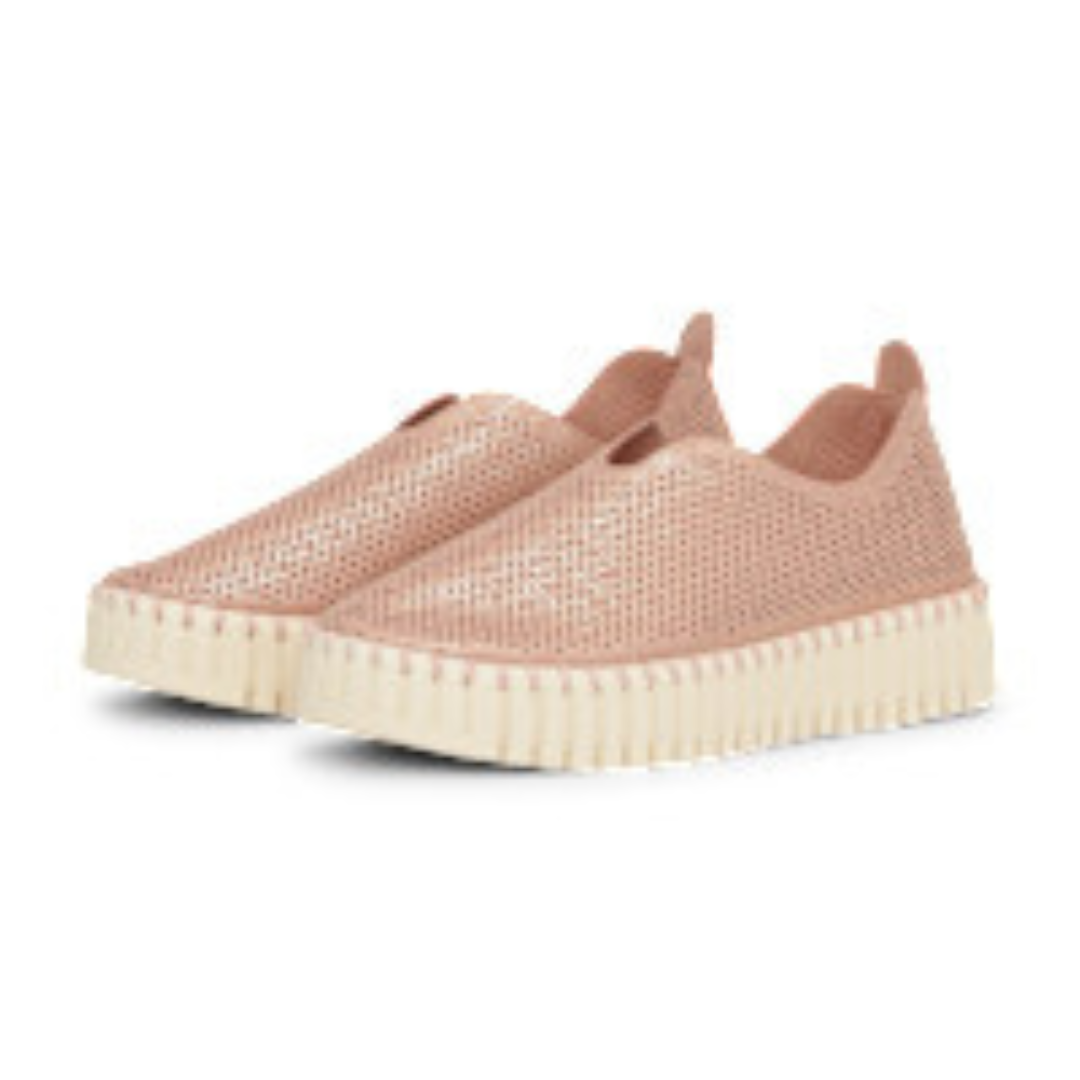 Ilse Jacobsen Tulip Shoes in Adobe Rose Pearled Ivory
