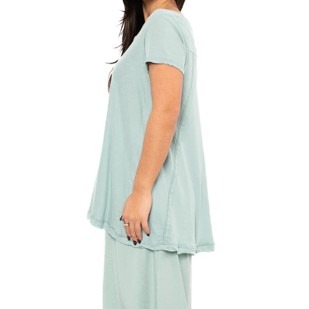 Rundholz A Line T Shirt In Mint Green - Image 2